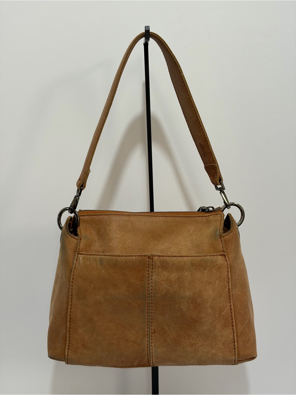 Hammitt Bryant Medium Shoulder Bag In Hermosa Saddle With Gunmetal Hardware - Picture 2 of 16